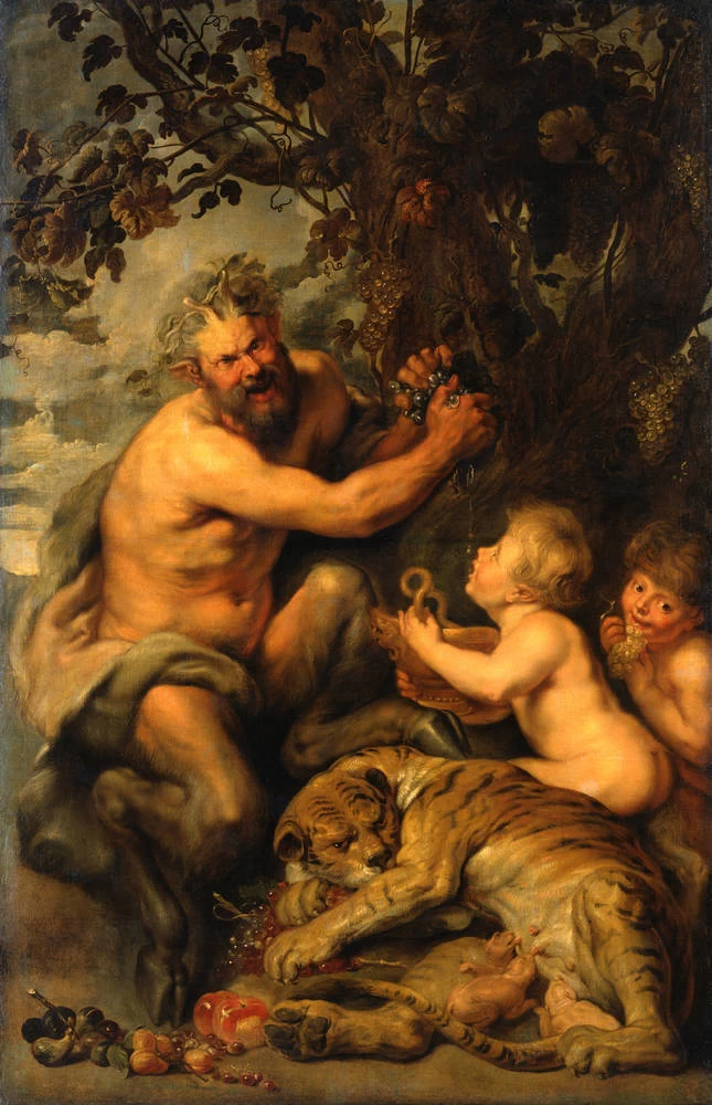Satiro e tigre - Gemaldegalerie Alte Meister, Dresda